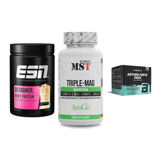 Regenerations-Set: ESN Designer + MST Tripple Mag + BioTech Arthro – alle enthaltenen Artikel