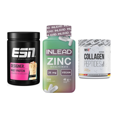 Regenerations-Set: ESN Designer + INLEAD Zink + MST Collagen – alle enthaltenen Artikel