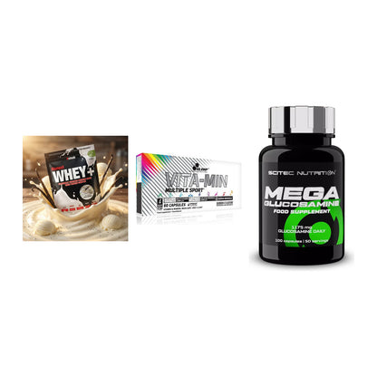 Regenerations-Set: Sinob Honest + Olimp Vita-Min + Scitec Mega – alle enthaltenen Artikel