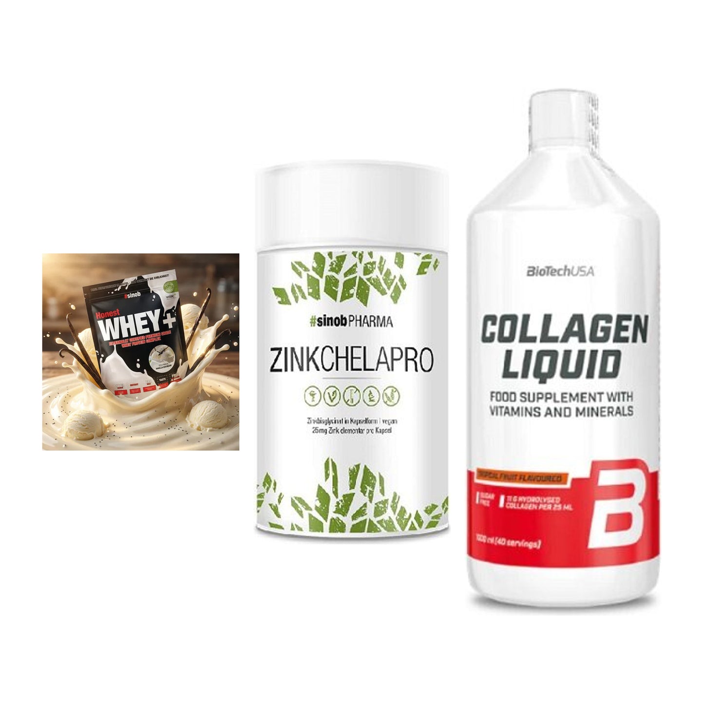 Regenerations-Set: Sinob Honest + Sinob Zink + BioTech Collage – alle enthaltenen Artikel