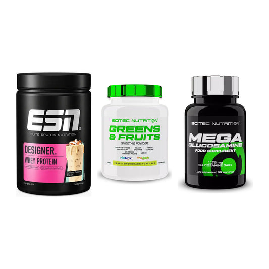 Regenerations-Set: ESN Designer + Scitec Greens + Scitec Mega – alle enthaltenen Artikel