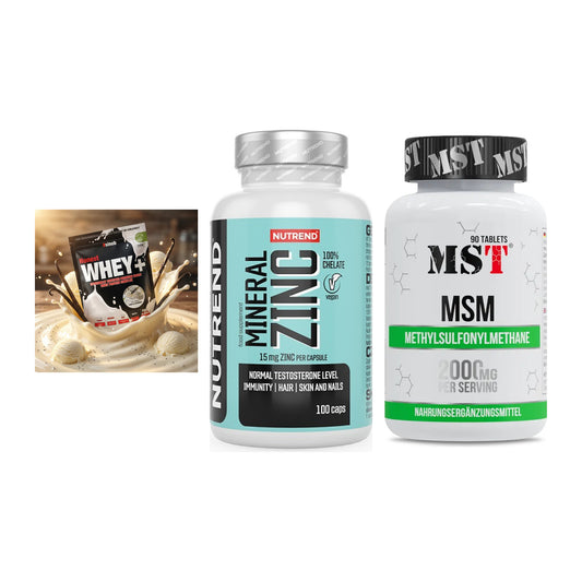 Regenerations-Set: Sinob Honest + Nutrend Zinc + MST MSM 2000 / – alle enthaltenen Artikel