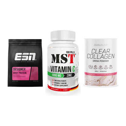 Regenerations-Set: ESN Designer + MST Vitamin C + BioTech Clear – alle enthaltenen Artikel