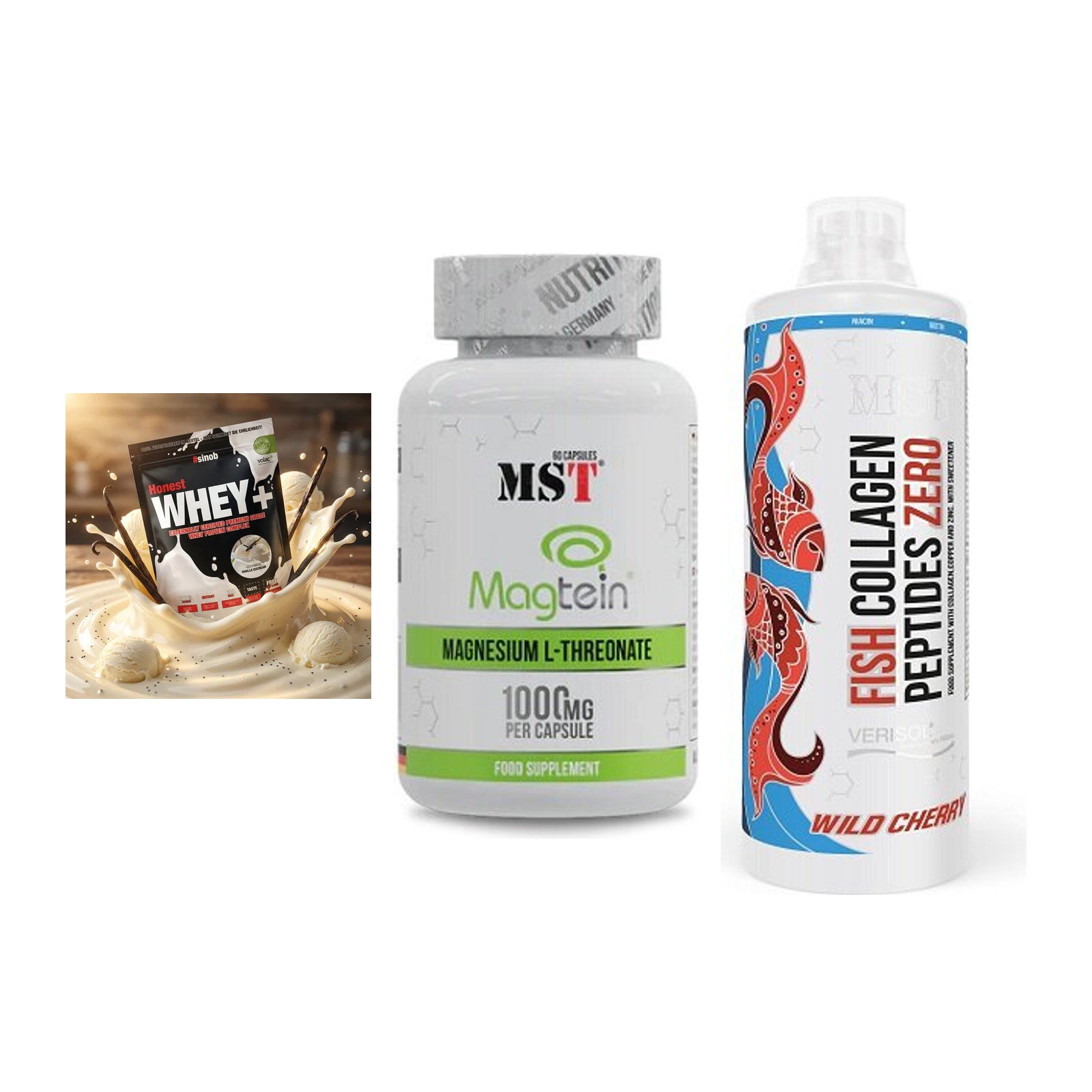Regenerations-Set: Sinob Honest + MST Magnesium + MST Fish – alle enthaltenen Artikel