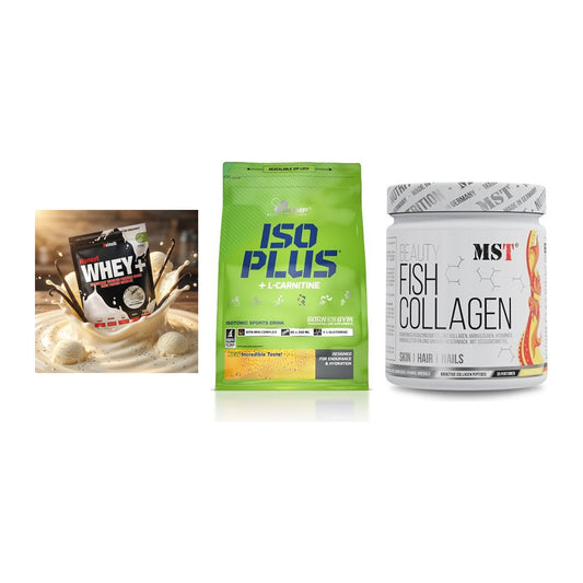 Regenerations-Set: Sinob Honest + Olimp Iso Plus + MST Beauty Fish – alle enthaltenen Artikel