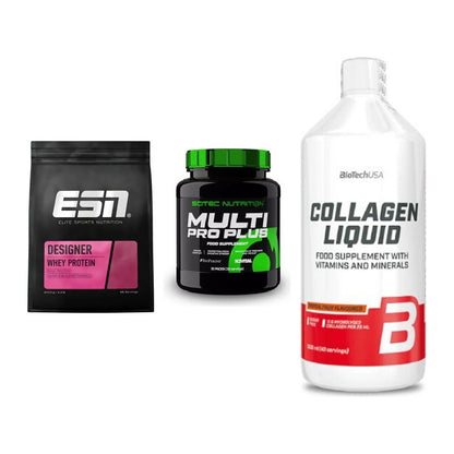 Regenerations-Set: ESN Designer + Scitec Multi + BioTech Collage – alle enthaltenen Artikel