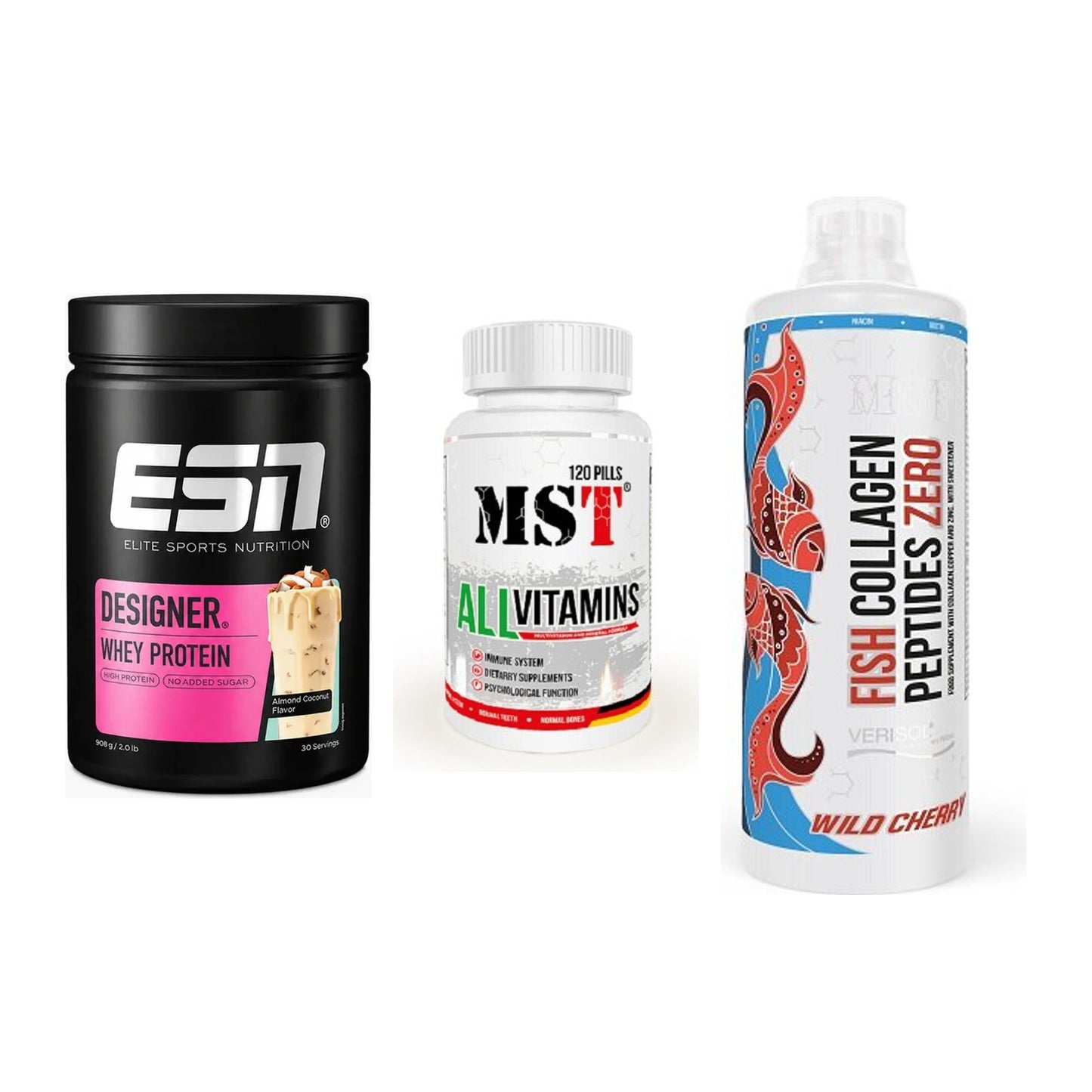 Regenerations-Set: ESN Designer + MST All Vitamin + MST Fish – alle enthaltenen Artikel