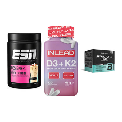 Regenerations-Set: ESN Designer + INLEAD Vitamin + BioTech Arthro – alle enthaltenen Artikel