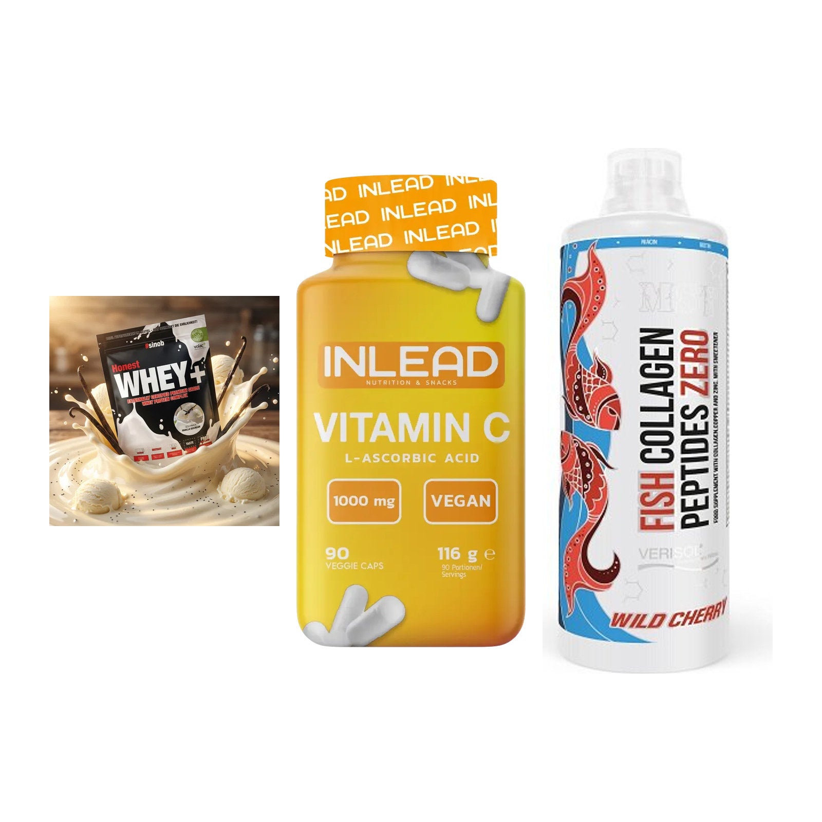 Regenerations-Set: Sinob Honest + INLEAD Vitamin + MST Fish – alle enthaltenen Artikel
