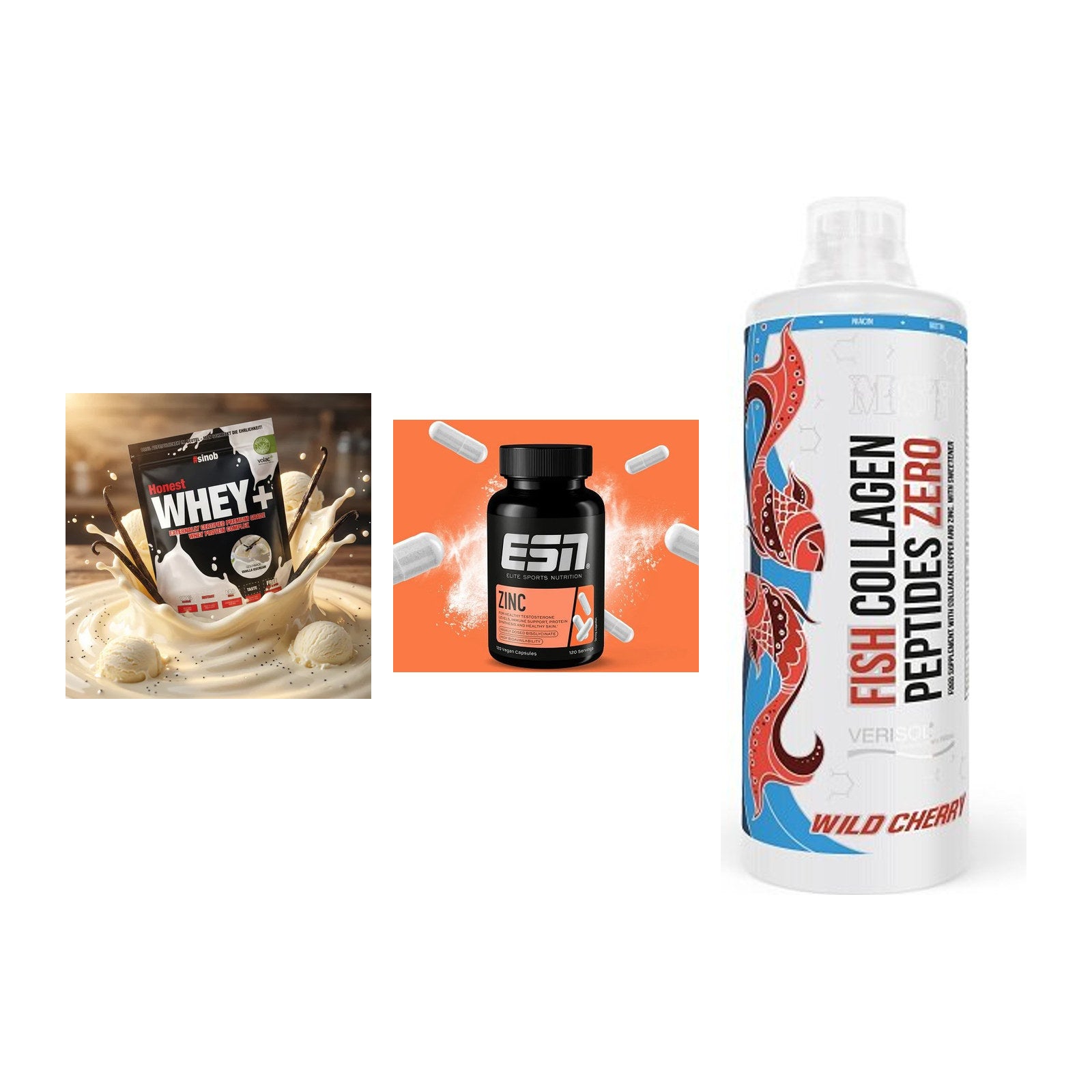 Regenerations-Set: Sinob Honest + ESN Zinc + MST Fish – alle enthaltenen Artikel