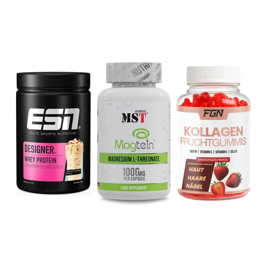 Regenerations-Set: ESN Designer + MST Magnesium + FGN Kollagen 60 – alle enthaltenen Artikel