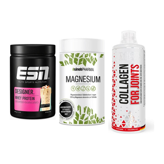 Regenerations-Set: ESN Designer + Sinob Magnesium + MST Collagen – alle enthaltenen Artikel