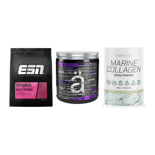 Regenerations-Set: ESN Designer + Nanosupps Hype + BioTech Marine – alle enthaltenen Artikel