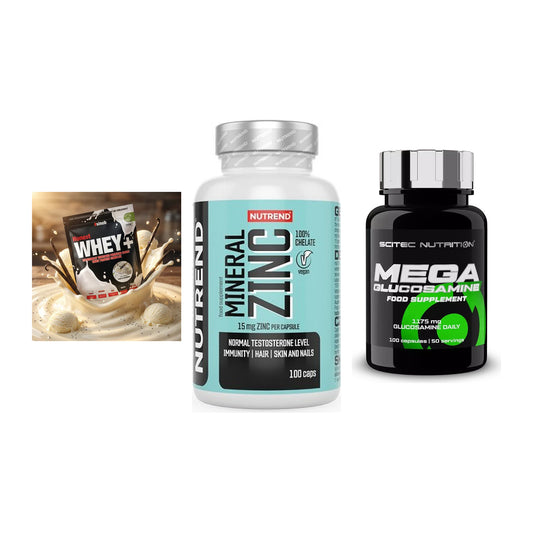 Regenerations-Set: Sinob Honest + Nutrend Zinc + Scitec Mega – alle enthaltenen Artikel