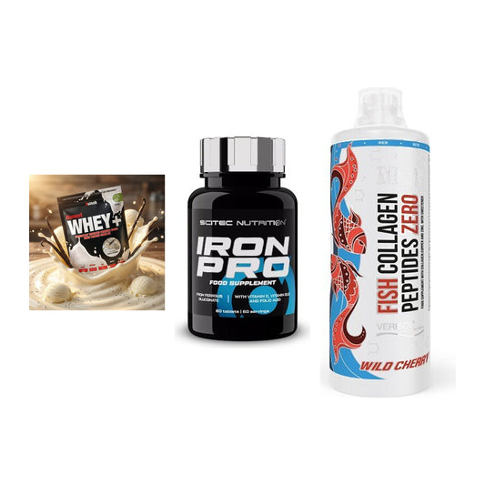 Regenerations-Set: Sinob Honest + Scitec Iron Pro + MST Fish – alle enthaltenen Artikel