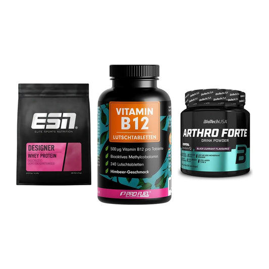 Regenerations-Set: ESN Designer + ProFuel Vitamin + BioTech Arthro – alle enthaltenen Artikel