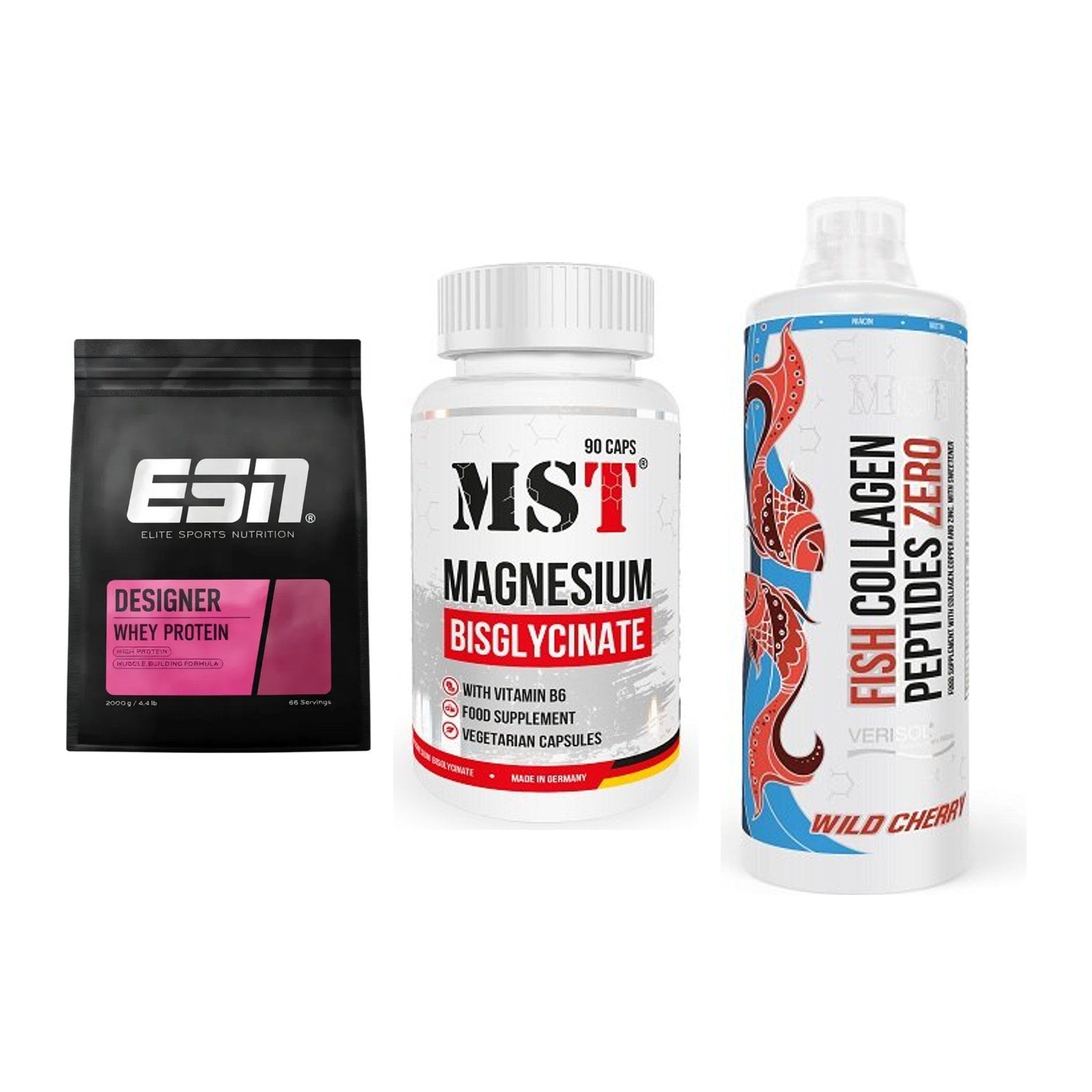 Regenerations-Set: ESN Designer + MST Magnesium + MST Fish – alle enthaltenen Artikel
