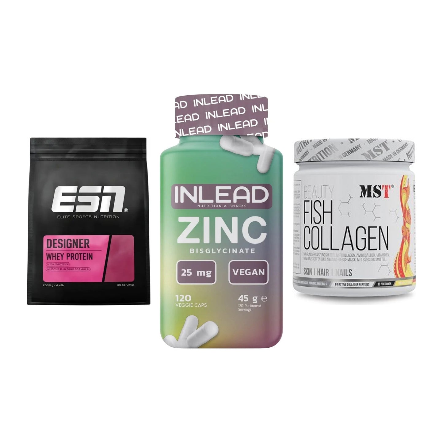 Regenerations-Set: ESN Designer + INLEAD Zink + MST Beauty Fish – alle enthaltenen Artikel