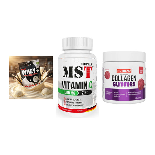 Regenerations-Set: Sinob Honest + MST Vitamin C + Nutrend Collage – alle enthaltenen Artikel
