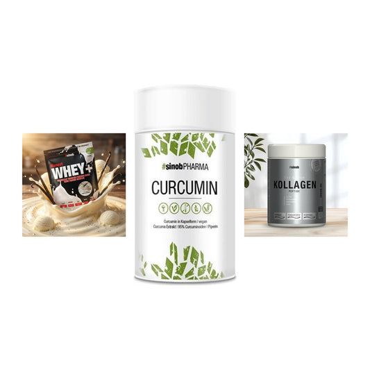 Regenerations-Set: Sinob Honest + Sinob Curcumin + Sinob Kollagen – alle enthaltenen Artikel