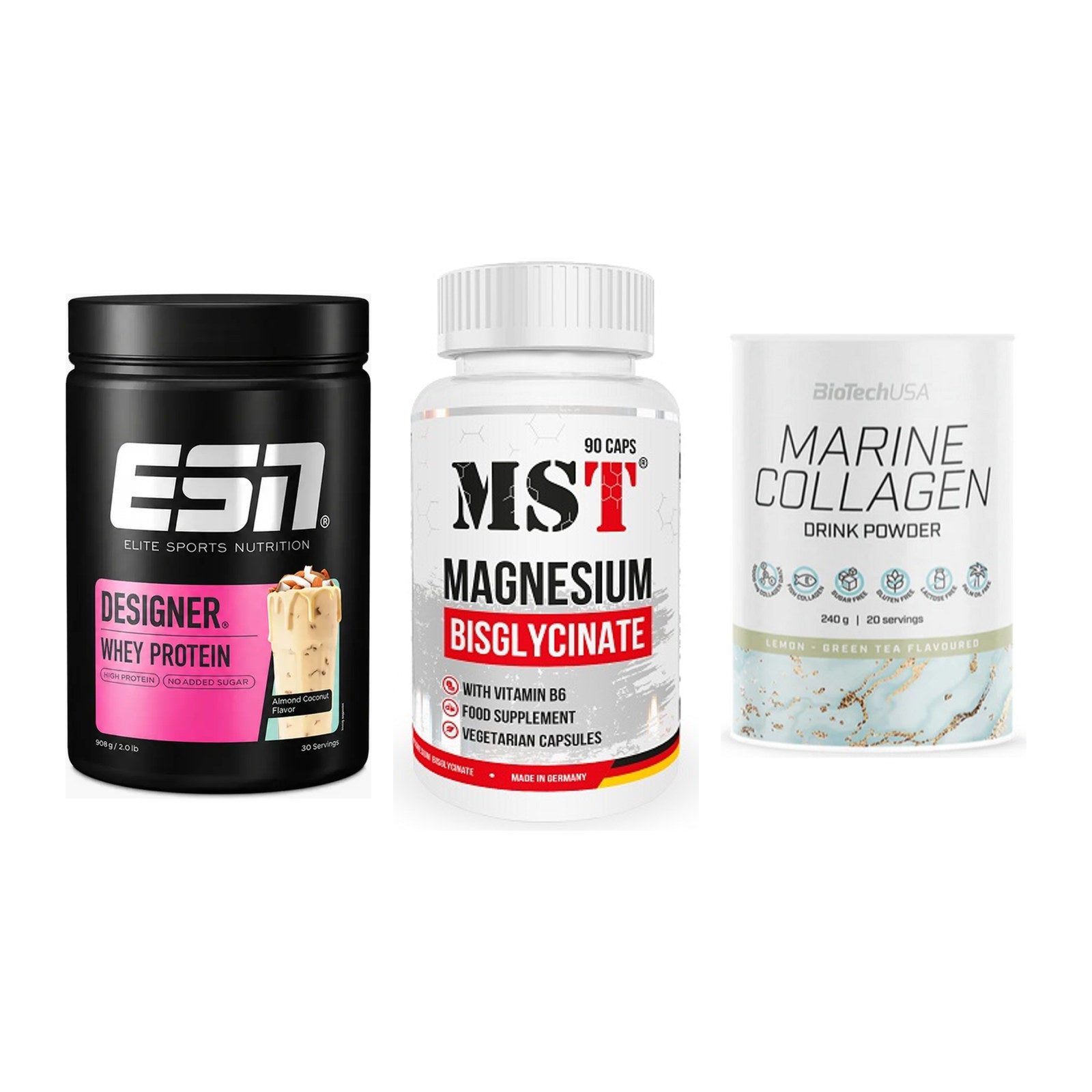 Regenerations-Set: ESN Designer + MST Magnesium + BioTech Marine – alle enthaltenen Artikel
