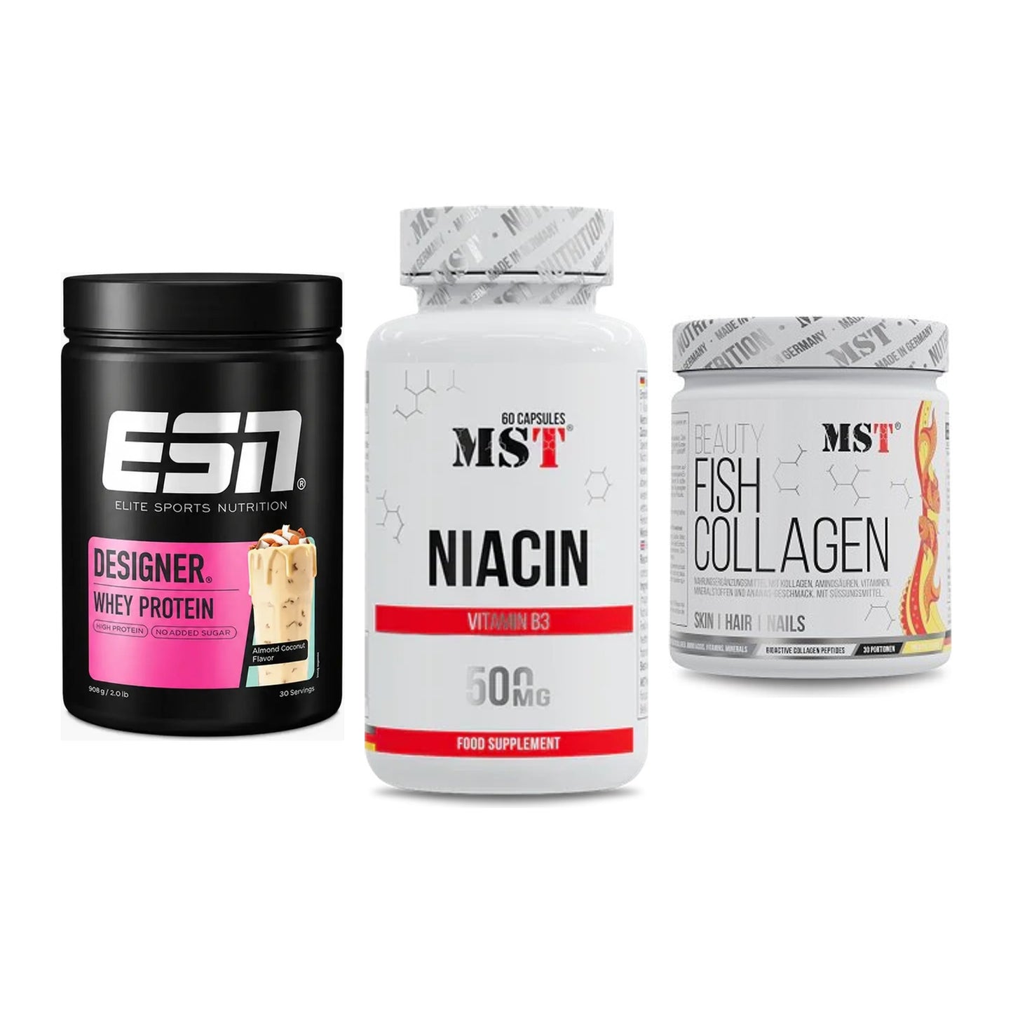 Regenerations-Set: ESN Designer + MST Niacin + MST Beauty Fish – alle enthaltenen Artikel