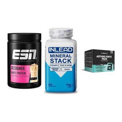 Regenerations-Set: ESN Designer + INLEAD Mineral + BioTech Arthro – alle enthaltenen Artikel