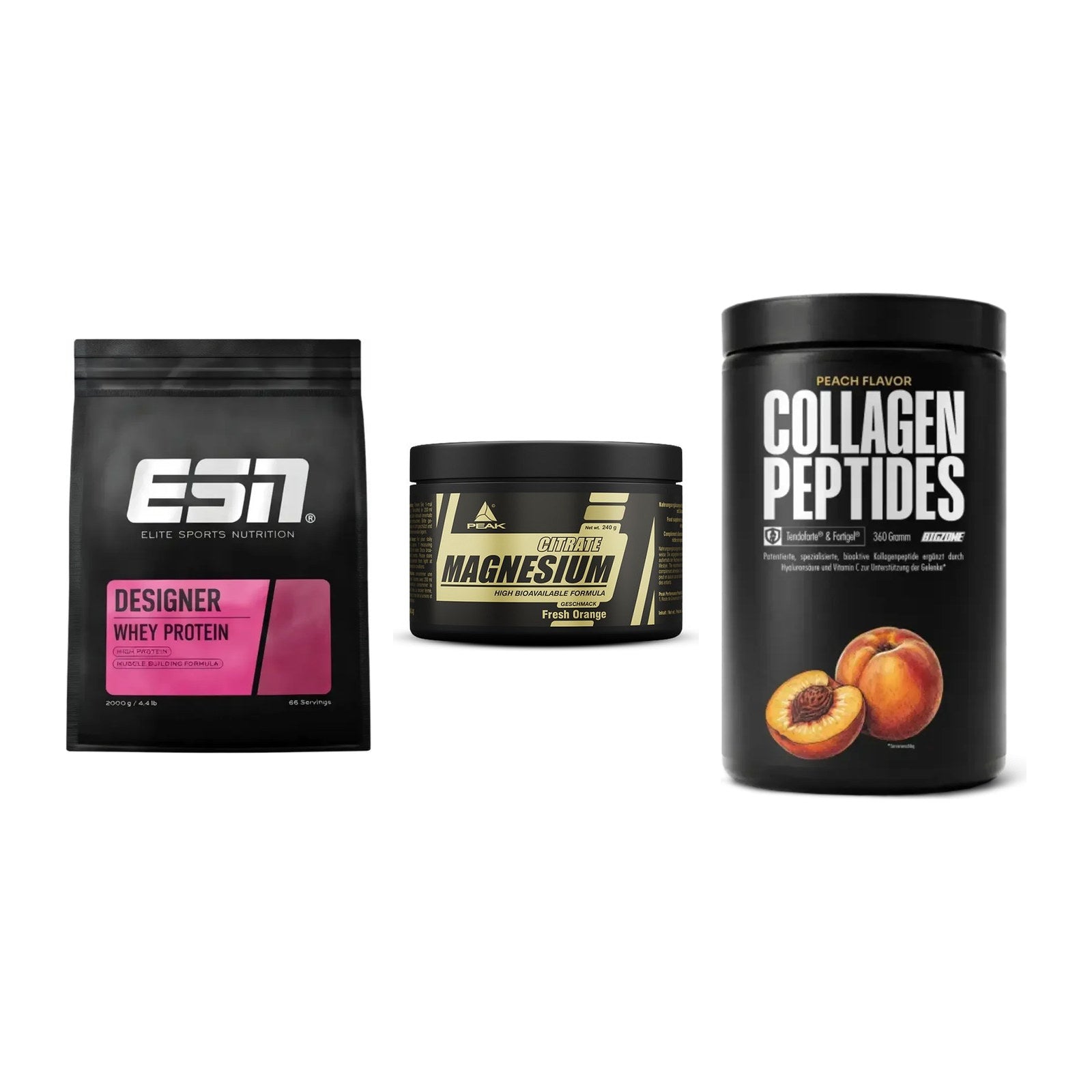 Regenerations-Set: ESN Designer + Peak Magnesium + Big Zone – alle enthaltenen Artikel
