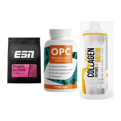 Regenerations-Set: ESN Designer + ProFuel OPC + MST Collagen – alle enthaltenen Artikel