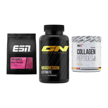 Regenerations-Set: ESN Designer + GN Magnesium + MST Collagen – alle enthaltenen Artikel