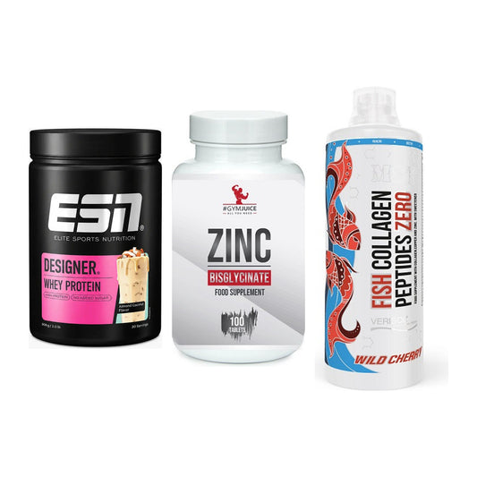 Regenerations-Set: ESN Designer + #GYMJUICE ZINC + MST Fish – alle enthaltenen Artikel