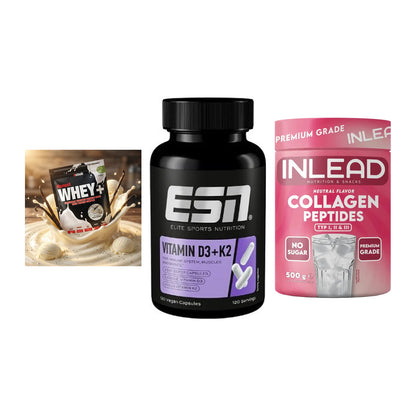 Regenerations-Set: Sinob Honest + ESN Vitamin D3 + INLEAD Collagen – alle enthaltenen Artikel