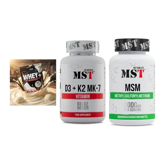 Regenerations-Set: Sinob Honest + MST Vitamin D3 + MST MSM 2000 / – alle enthaltenen Artikel