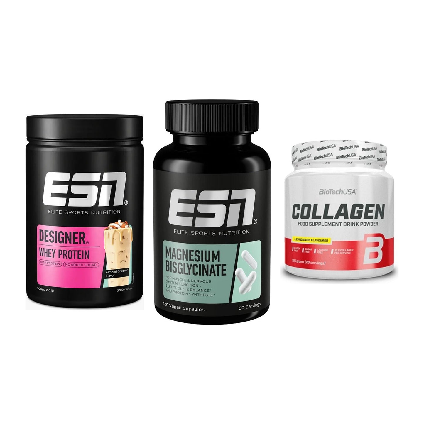 Regenerations-Set: ESN Designer + ESN Magnesium + BioTech Collage – alle enthaltenen Artikel