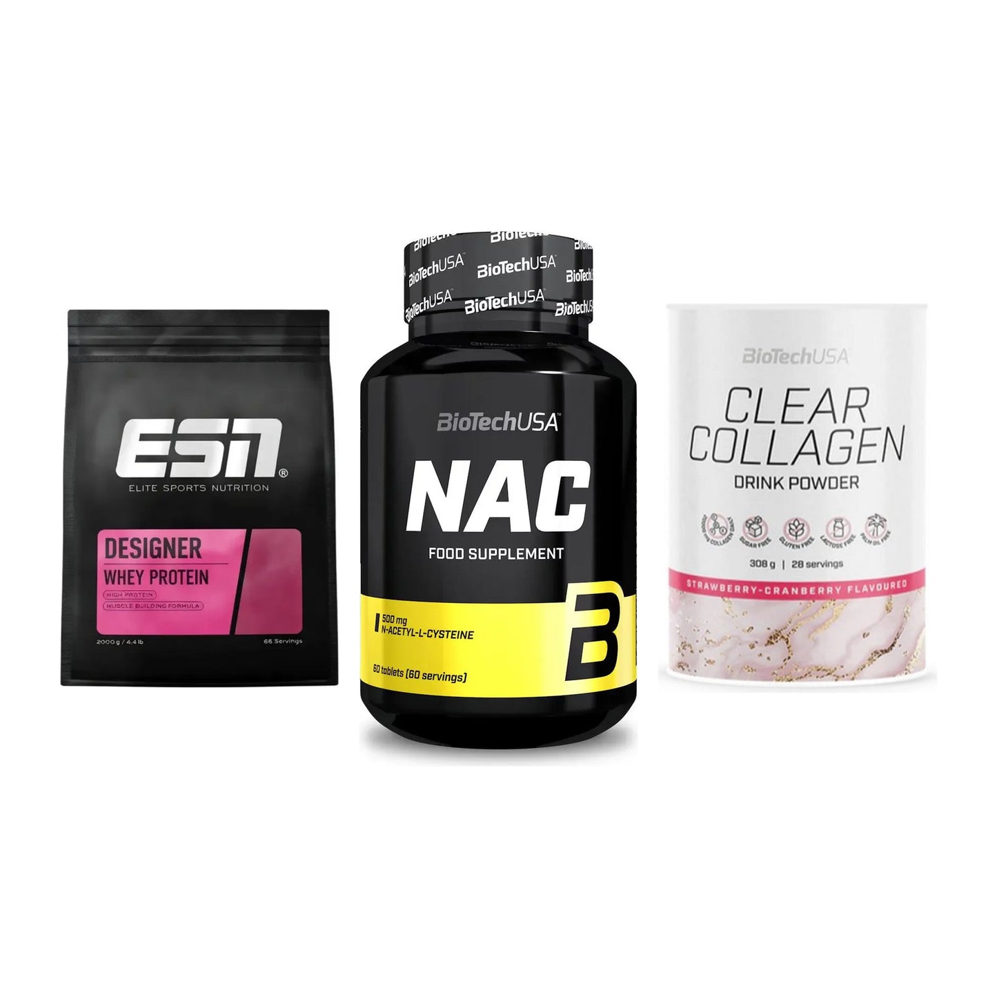 Regenerations-Set: ESN Designer + BioTech NAC + BioTech Clear – alle enthaltenen Artikel