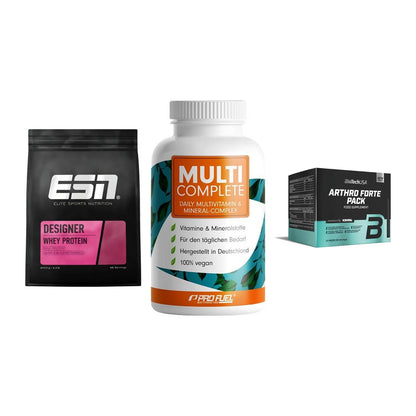 Regenerations-Set: ESN Designer + ProFuel MULTI + BioTech Arthro – alle enthaltenen Artikel