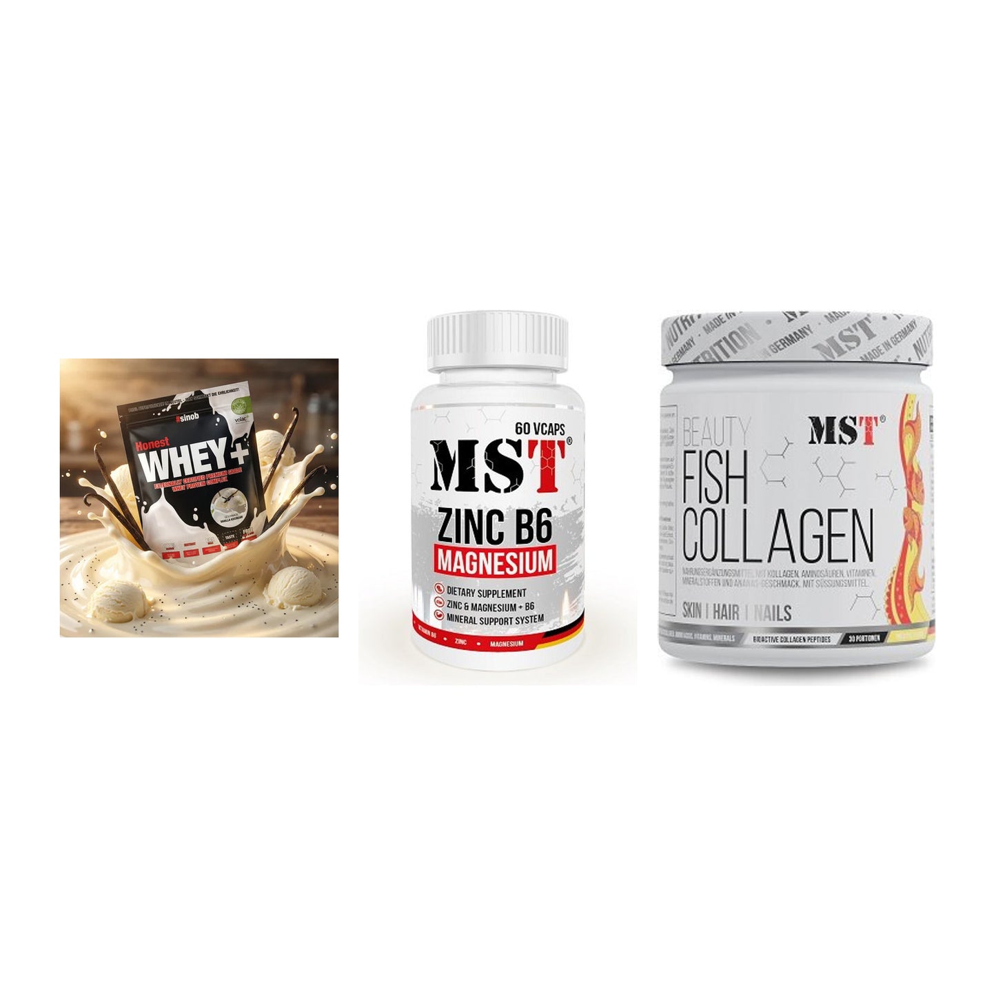 Regenerations-Set: Sinob Honest + MST Zinc + MST Beauty Fish – alle enthaltenen Artikel