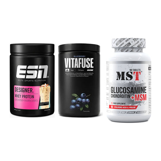 Regenerations-Set: ESN Designer + Big Zone + MST Glucosamine – alle enthaltenen Artikel