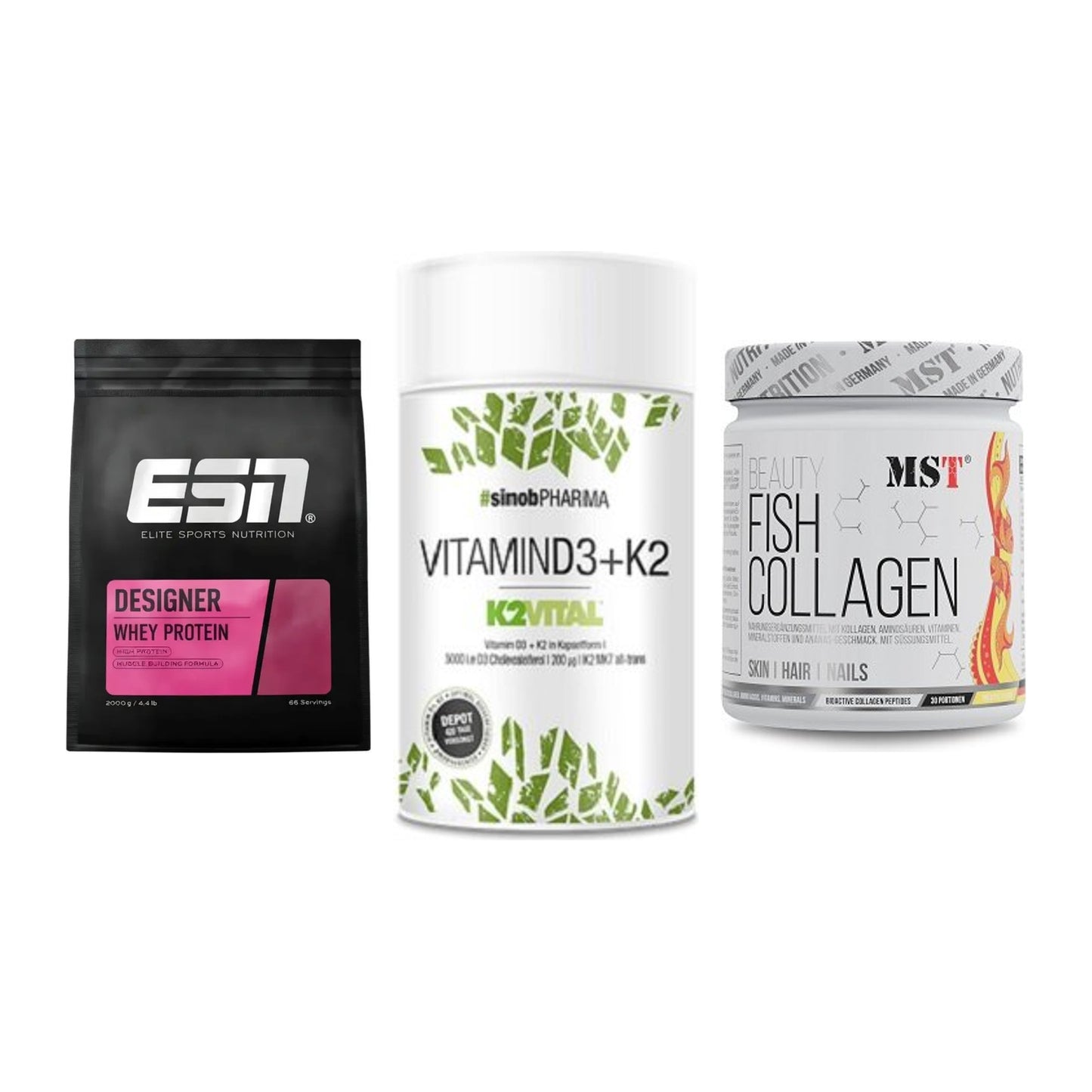 Regenerations-Set: ESN Designer + Sinob Vitamin + MST Beauty Fish – alle enthaltenen Artikel