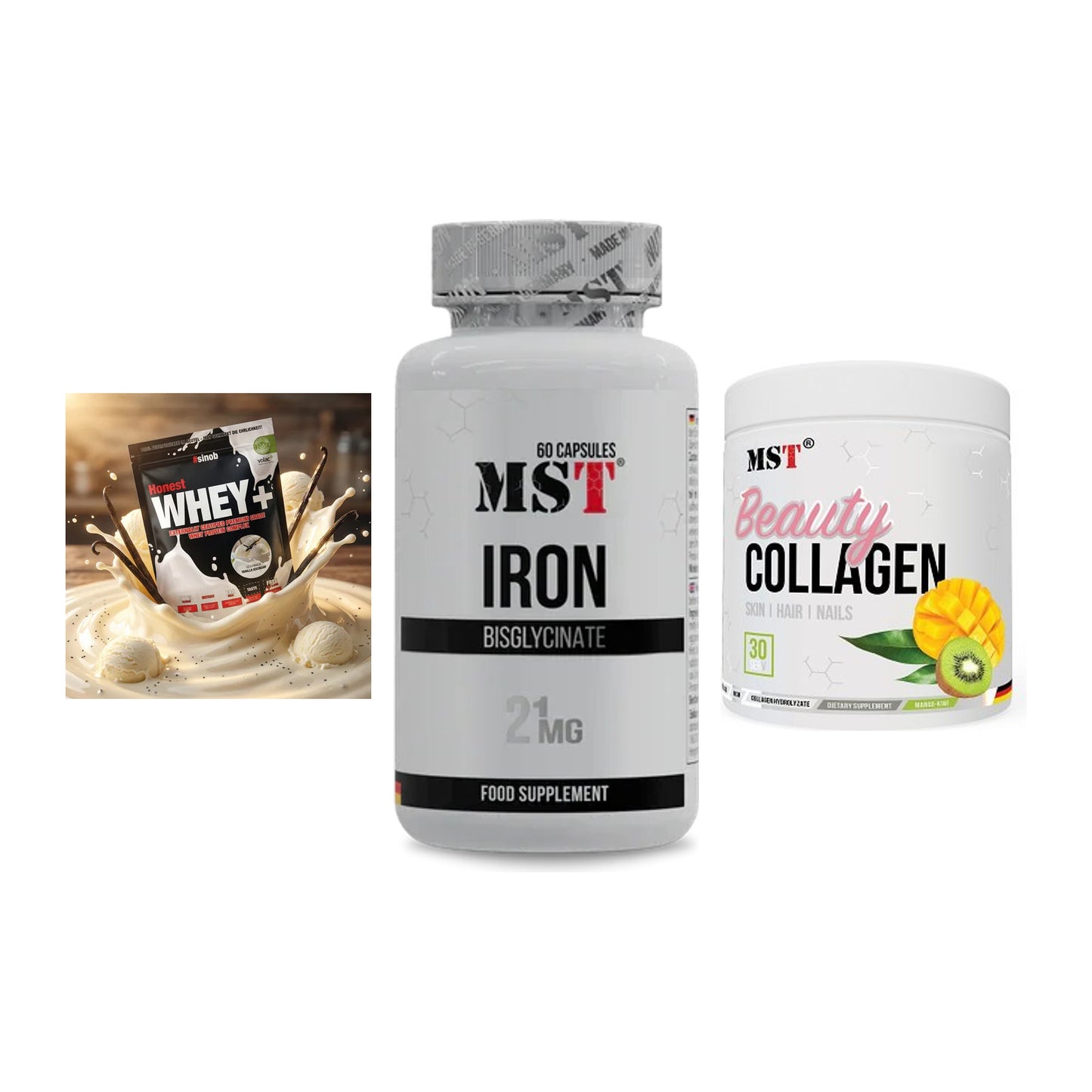 Regenerations-Set: Sinob Honest + MST Iron + MST Beauty – alle enthaltenen Artikel