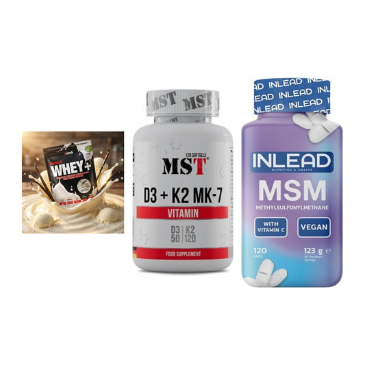 Regenerations-Set: Sinob Honest + MST Vitamin D3 + INLEAD MSM – alle enthaltenen Artikel