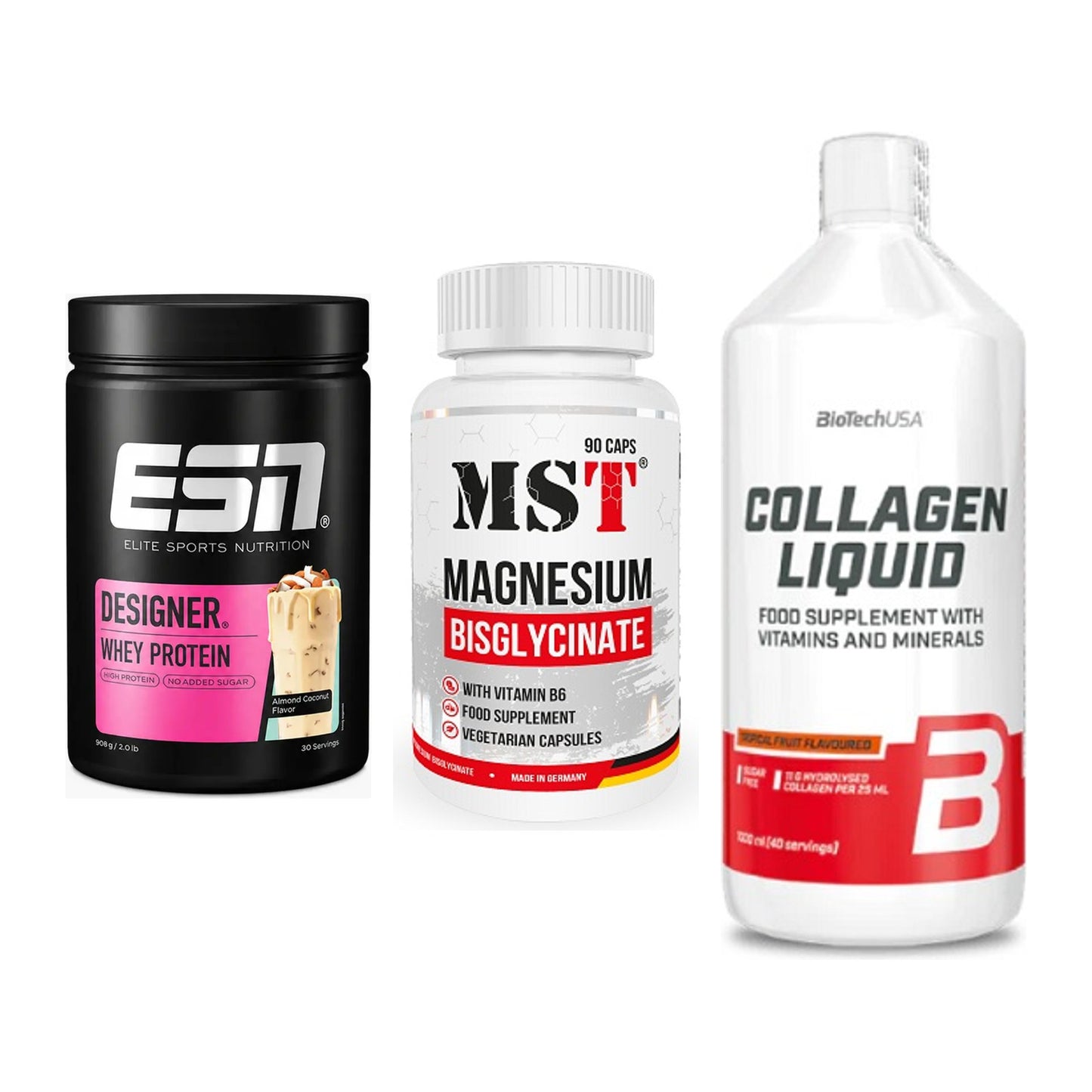 Regenerations-Set: ESN Designer + MST Magnesium + BioTech Collage – alle enthaltenen Artikel