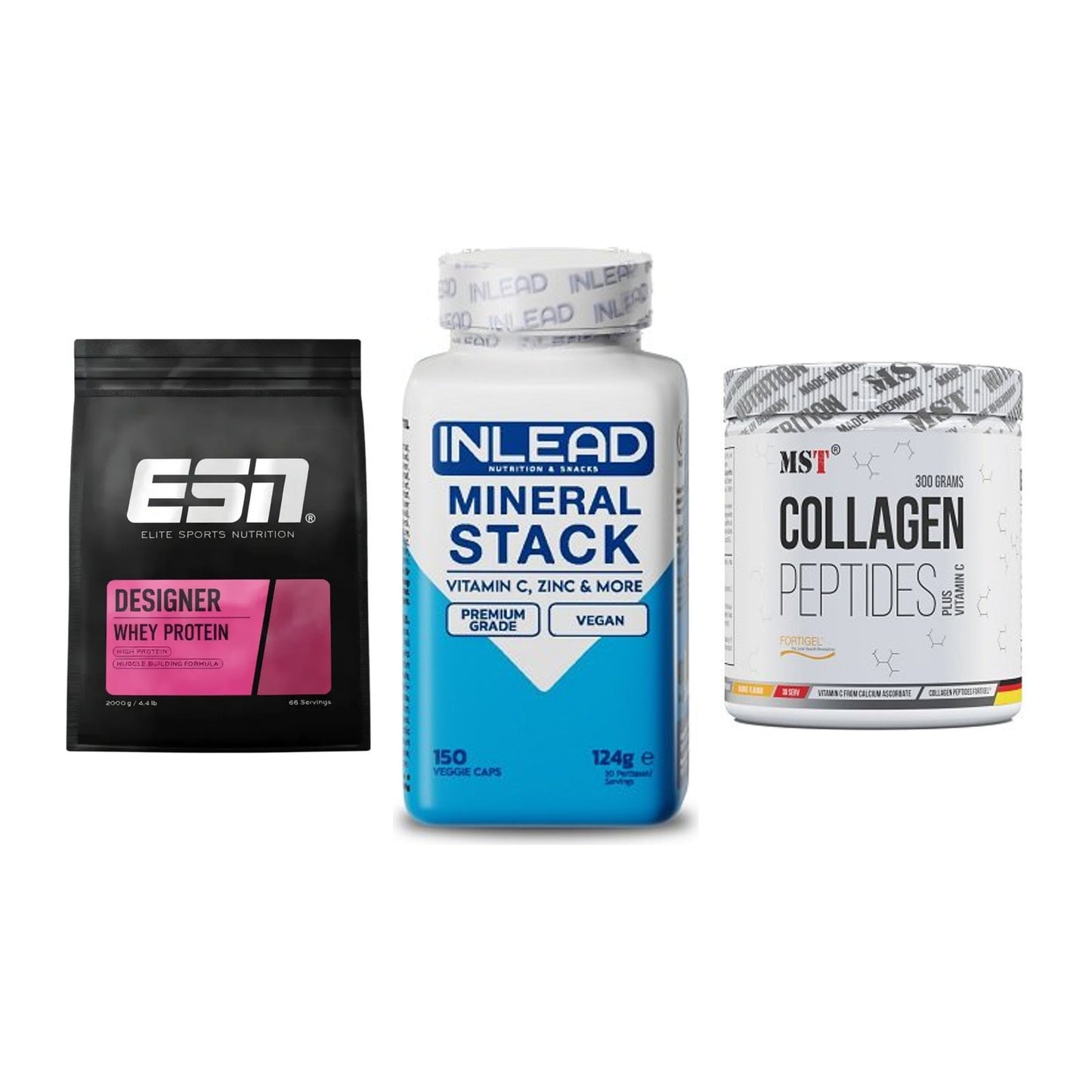 Regenerations-Set: ESN Designer + INLEAD Mineral + MST Collagen – alle enthaltenen Artikel