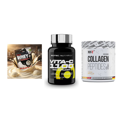 Regenerations-Set: Sinob Honest + Scitec Vitamin + MST Collagen – alle enthaltenen Artikel