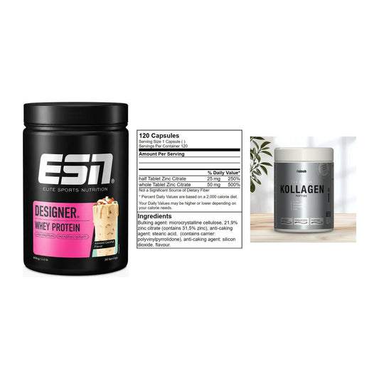 Regenerations-Set: ESN Designer + GN Zinc Citrate + Sinob Kollagen – alle enthaltenen Artikel
