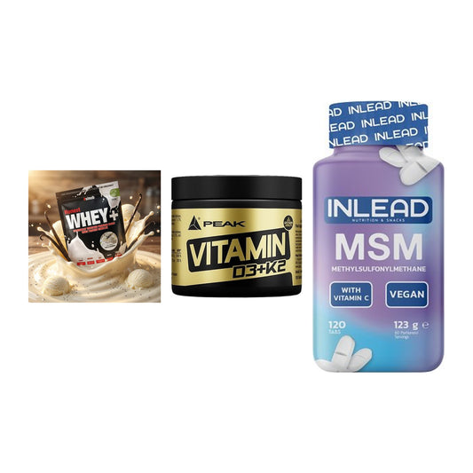 Regenerations-Set: Sinob Honest + Peak Vitamin + INLEAD MSM – alle enthaltenen Artikel