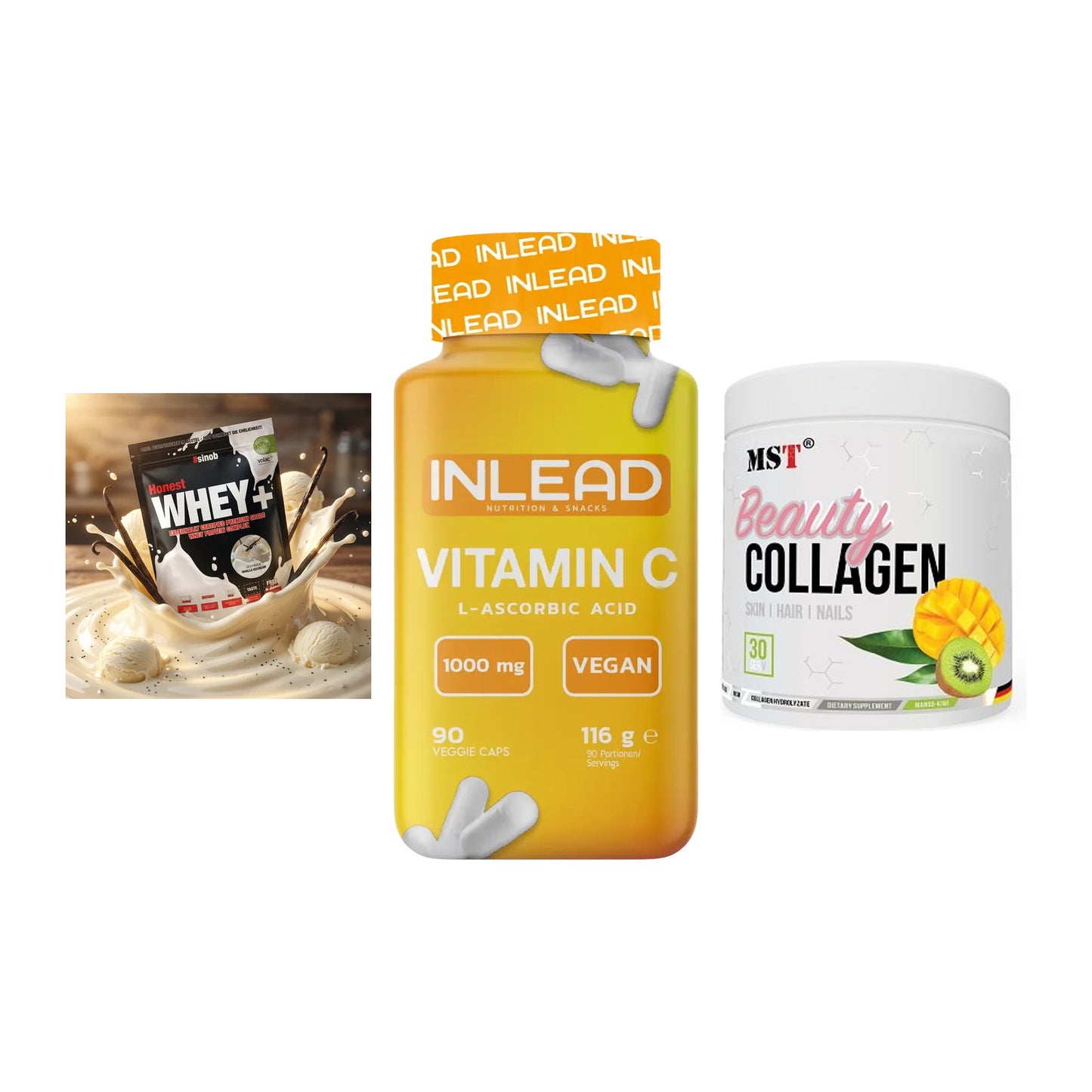 Regenerations-Set: Sinob Honest + INLEAD Vitamin + MST Beauty – alle enthaltenen Artikel