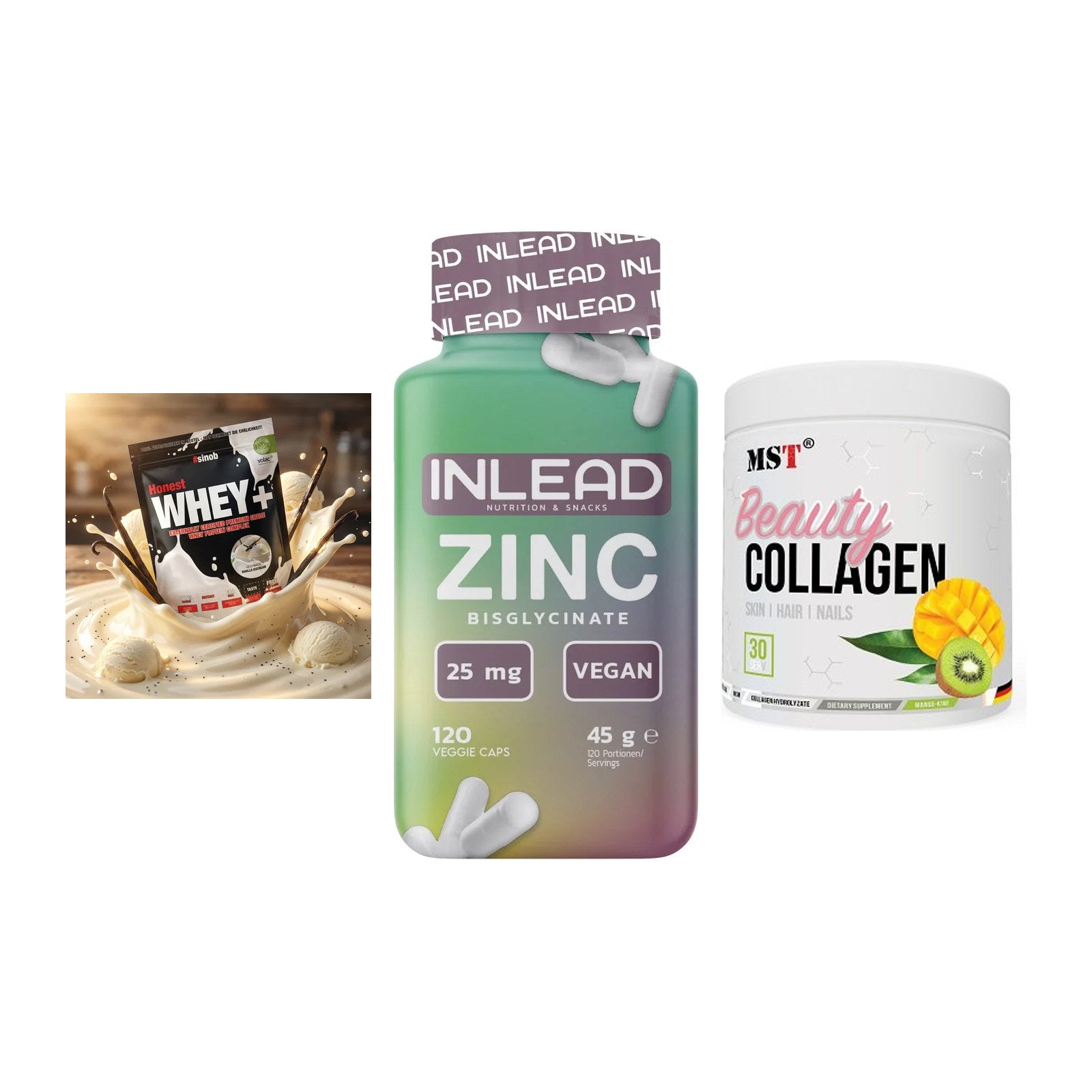 Regenerations-Set: Sinob Honest + INLEAD Zink + MST Beauty – alle enthaltenen Artikel