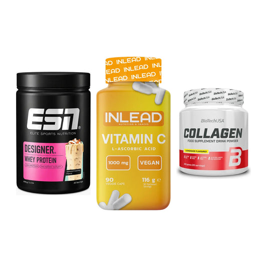 Regenerations-Set: ESN Designer + INLEAD Vitamin + BioTech Collage – alle enthaltenen Artikel
