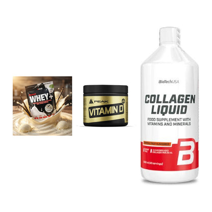 Regenerations-Set: Sinob Honest + Peak Vitamin D + BioTech Collage – alle enthaltenen Artikel